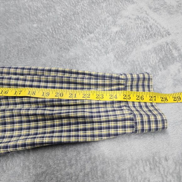 Polo Sports Sportsman Ralph Lauren Men's Yellow Blue Plaid Button Up Size XL - Picture 11 of 13